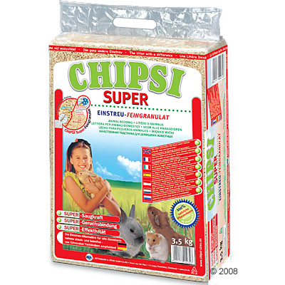 chipsi super knaagdierenstrooisel      3,5 kg