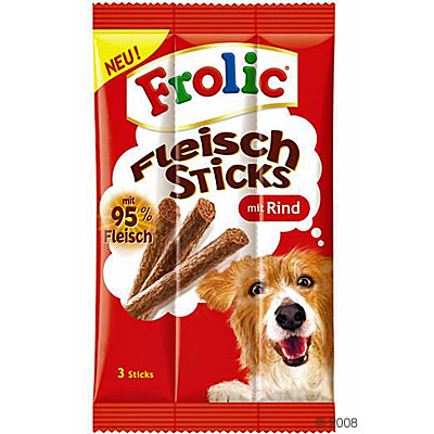 frolic vleessticks, 3 stuks     met gevogelte