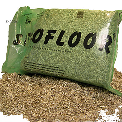 bio hennep strooisel siccofloor     150 l (ca. 14,8 kg)