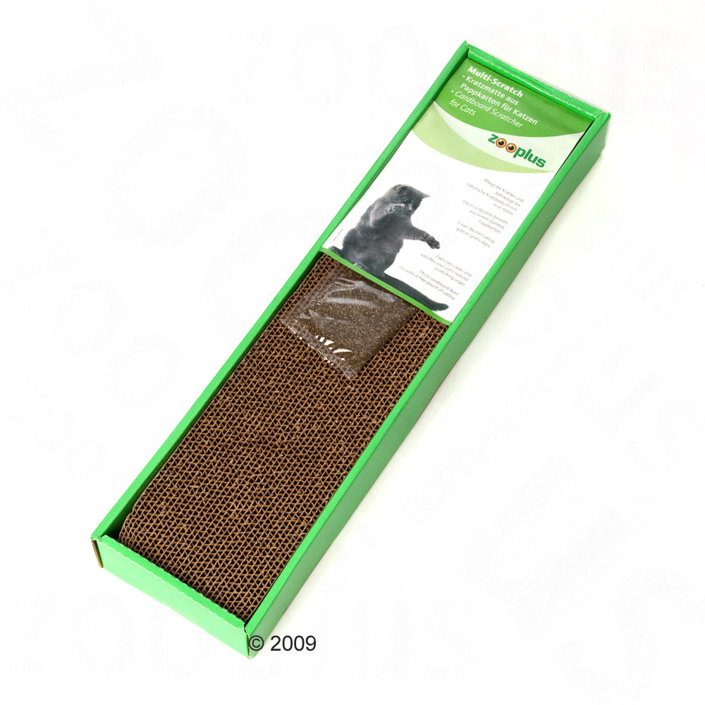 krabmat multi scratch van karton      ca. l 48 x b 12,5 x h 5,5 cm