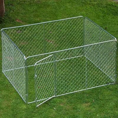 buitenren voor honden en knaagdieren     afmeting: l 205 x b 155 x h 102 cm