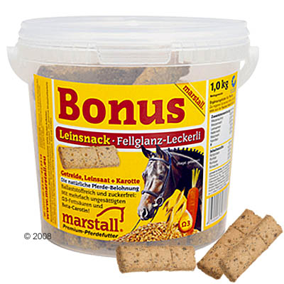 marstall bonus lijnzaadsnack     1,0 kg