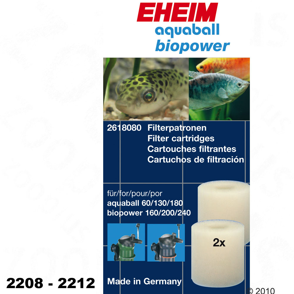 Eheim Filterpatronen Aquaball 2206