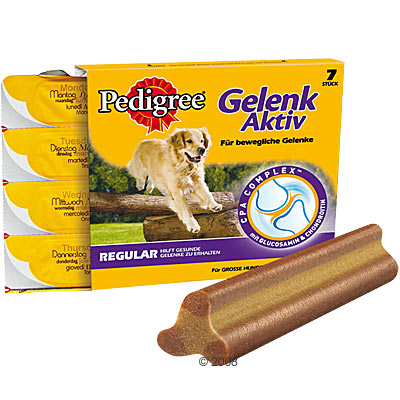 pedigree gewricht actief regular     grote honden vanaf 25 kg, 7 stuks (151 g)