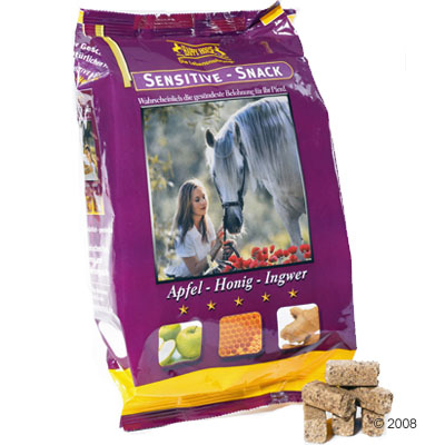 happy horse sensitive snack appel honing gember     1kg