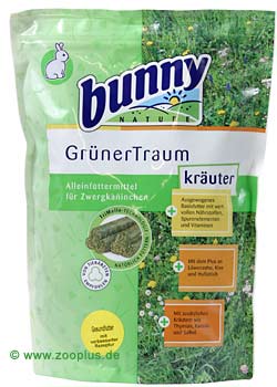 bunny groene droom kruiden konijnenvoer      4 kg