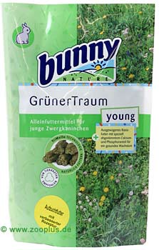 bunny groene droom young konijnenvoer      1,5 kg