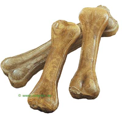 trixie kauwbotten met fluoride      2 stuk Ã  22 cm