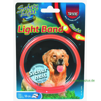 trixie reflecthalsband light band      42 cm