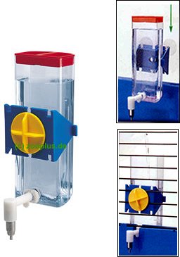 ferplast drinkflesje voor knaagdier  sippy      large ca. 580 ml, voor konijnen