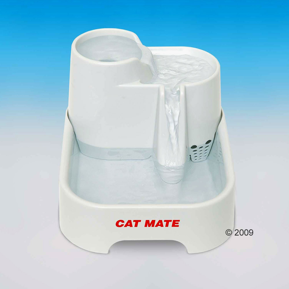 cat mate drinkbron voor huisdieren     wit