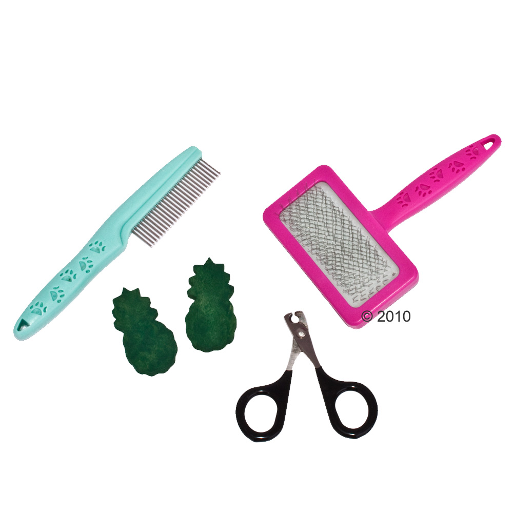 coiffeur verzorgingsset voor knaagdieren     1 set