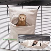  Speel- en rustzak voor fretten - - 36 x 32 cm 