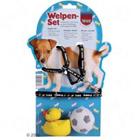  Trixie puppyset - - rood: 23 - 34 cm borstomvang 