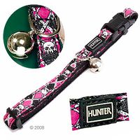  Hunter Kattenhalsband Krazy Scull Pink - - pink/zwart 