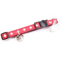  Hunter Kattenhalsband Swiss - - rood/zwart 