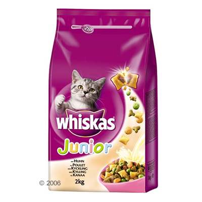 whiskas junior 2 kg      2 kg