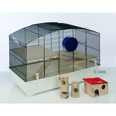 hagen livingworld knaagdierenkooi exercise dome     onderbak wit