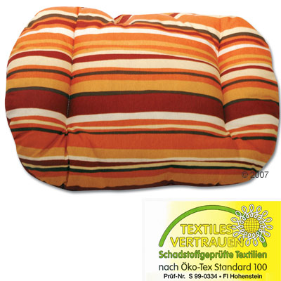 knuffelkussen bordeaux gestreept     l 100 x b 85 x h 12 cm (past bij maat 6)