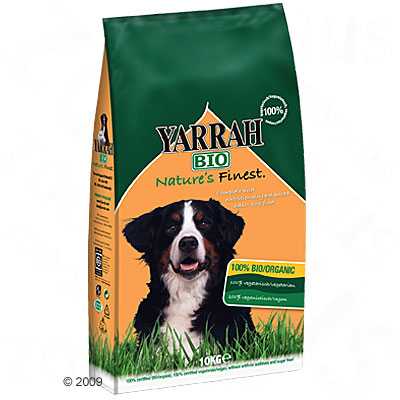 yarrah vegetarische bio hondenbrokken     10 kg