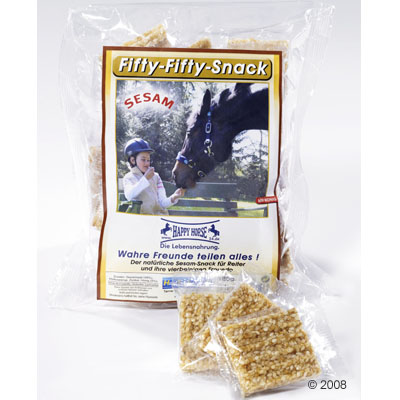 fifty fifty snack voor paard en ruiter     180g