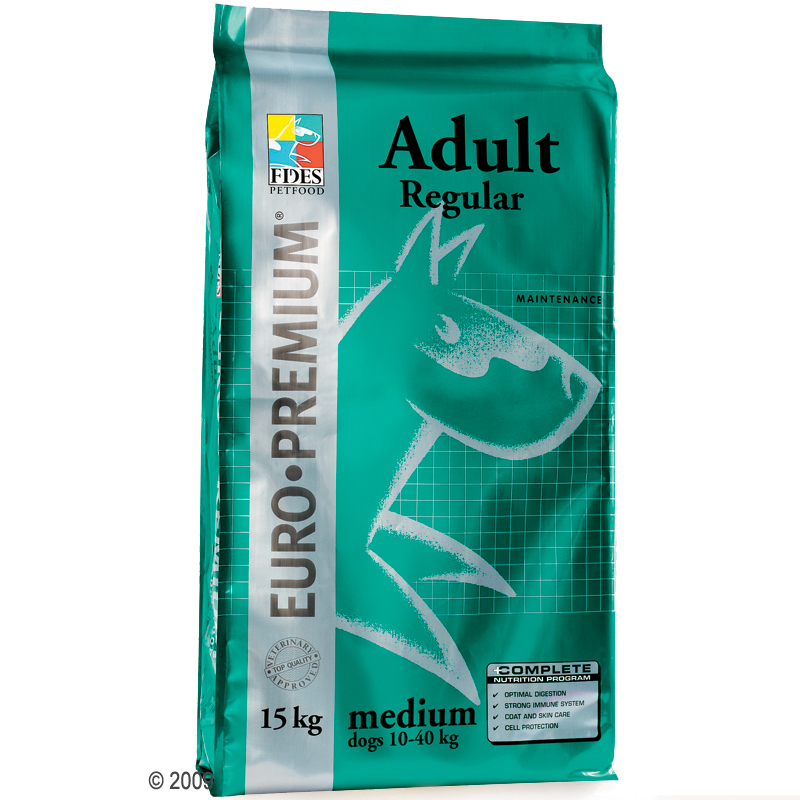 euro premium adult regular medium     15 kg