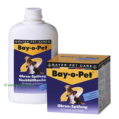bay o pet orenspoeling     2 x 25 ml, met applicator